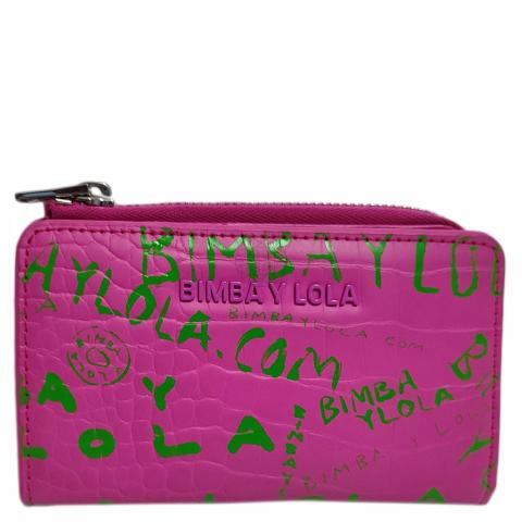 Purse Bimba y Lola Pink in Polyester - 14858347