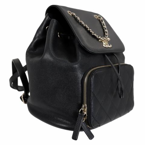 Sell Chanel Caviar Business Affinity Backpack - Black