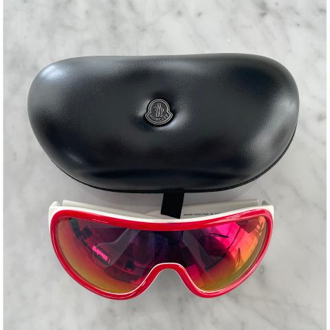 Moncler Ski Goggles Sunglasses ML0051 21C Matte White 55mm 0051