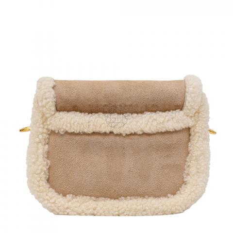 Christian Dior Small Shearling Bobby Bag - Neutrals Crossbody Bags,  Handbags - CHR359823