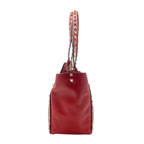 Valentino Calf Leather Rockstud VLTN Convertible Tote - FINAL SALE