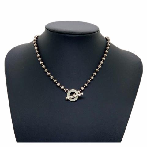 Gucci Sterling Silver Boule Chain Necklace | Harrods UK