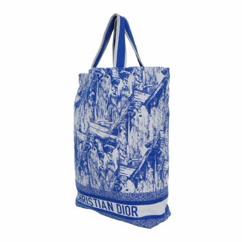 Blue dior online tote