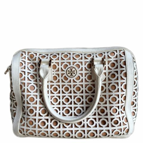 Tory Burch Kelsey Laser Cut store Tote Bag