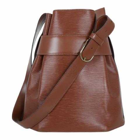 Louis Vuitton Sac Depaule Brown EPI Crossbody