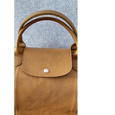 Sell Longchamp Large Le Pliage Cuir Bag Brown Nude HuntStreet