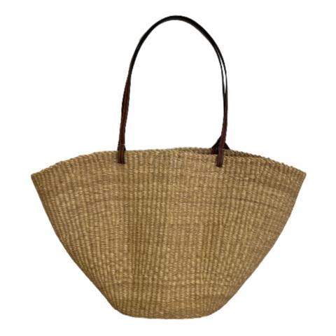 Sell Loewe Shell Basket Medium Bag in Elephant Grass and