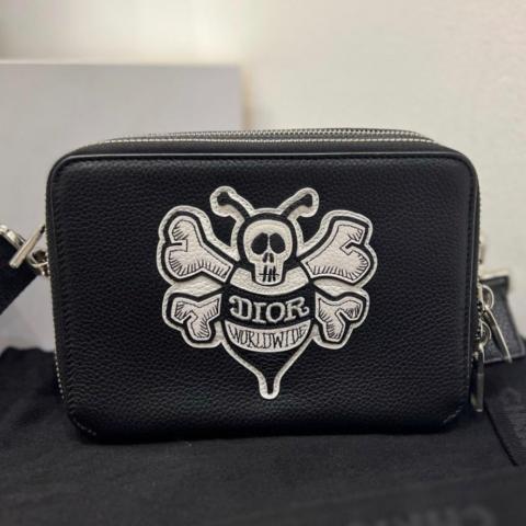 Sell Christian Dior x Shawn Stussy Shoulder Bag - Black | HuntStreet.com