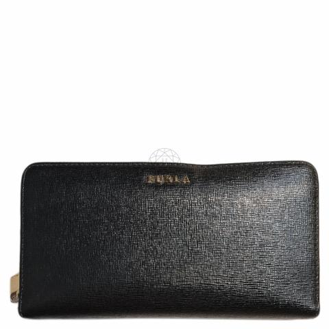 Sell Furla Zip-Around Wallet Black