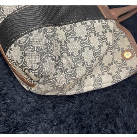 Triomphe vintage cloth tote Celine Grey in Cloth - 30993011