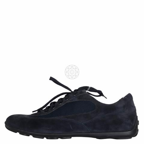 SUEDE SNEAKERS - Navy Blue