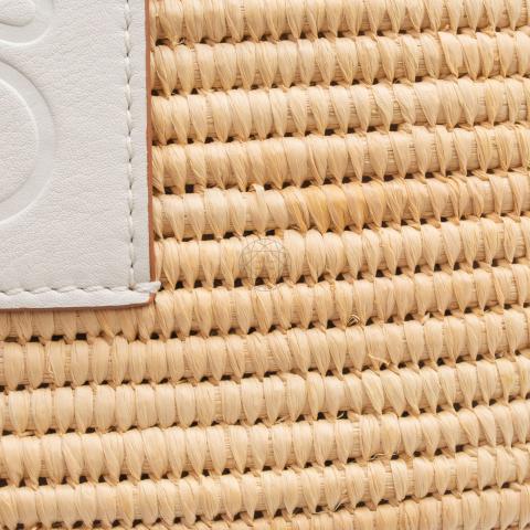 ⌜unboxing⌝ LOEWE Small Square Basket bag in raffia ⎹ mod shots