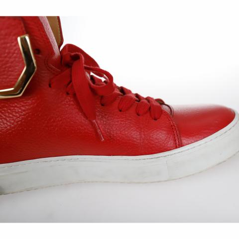 Sell Buscemi High Top Sneakers - Red | HuntStreet.com