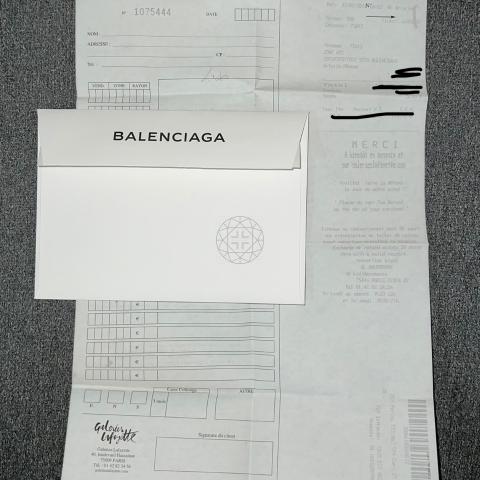 Balenciaga sale receipt shirt