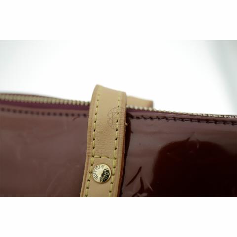 Louis Vuitton Houston Purple Monogram Vernis Tote Bag ○ Labellov