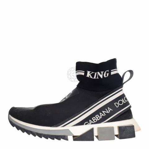 Sell Dolce Gabbana Classic Sock Sneakers Black White