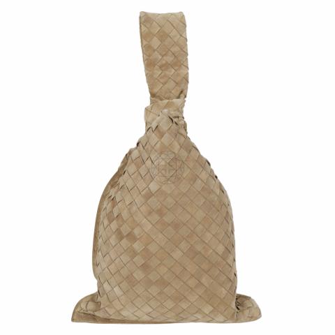 Sell Bottega Veneta Suede Intrecciato BV Twist Bag - Brown Sell Bottega Veneta Suede Intrecciato BV Twist Bag - Brown