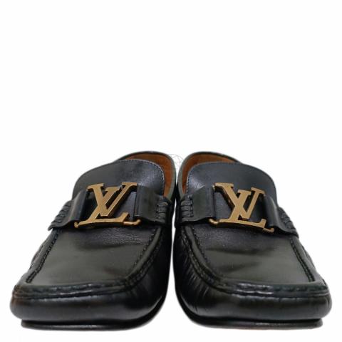 LOUIS VUITTON DRIVING WOMENS MOCCASINS PATENT LEATHER FLATS SHOES SZ 39.5