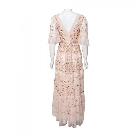 Sell Needle & Thread Calathea Ruffle Maxi Dress - Peach | HuntStreet.com