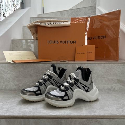 Lv archlight best sale sneaker silver