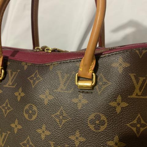 Louis Vuitton Brown Monogram Coated Canvas And Cerise Leather Pallas MM  Gold Hardware Available For Immediate Sale At Sotheby's