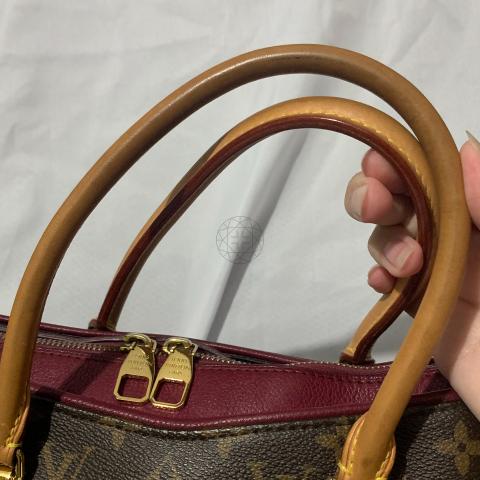 Pallas leather satchel Louis Vuitton Brown in Leather - 33762313