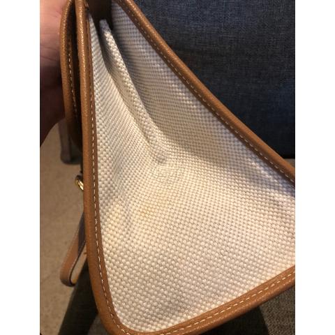 Delvaux Caraibes Canvas Tote