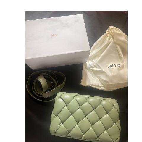Buy the JW PEI Maze Quilted Crossbody Sage Green