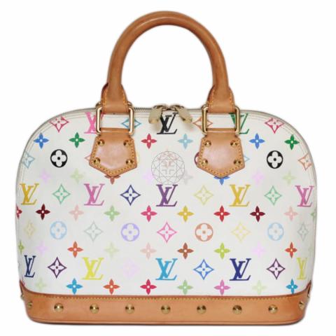 Louis Vuitton - Authenticated Alma Handbag - Leather Multicolour for Women, Very Good Condition