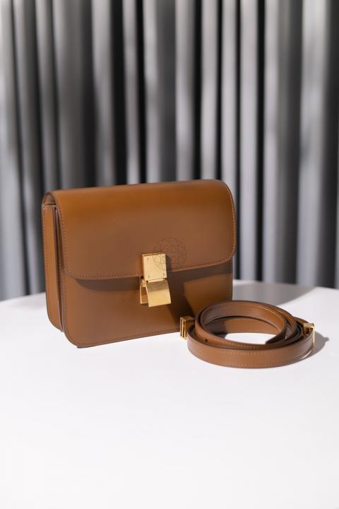 Celine classic box on sale brown