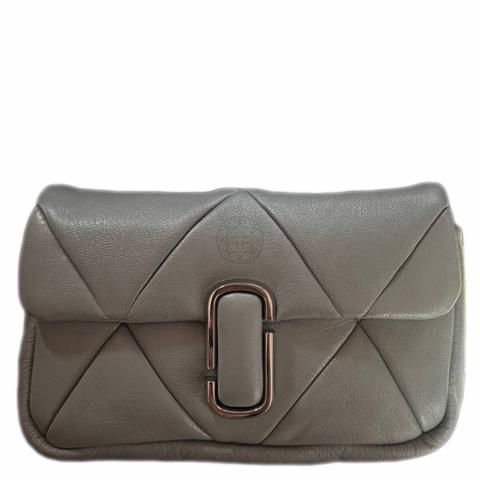 Marc Jacobs The Puffy Diamond Quilted J Marc Shoulder Bag Black in