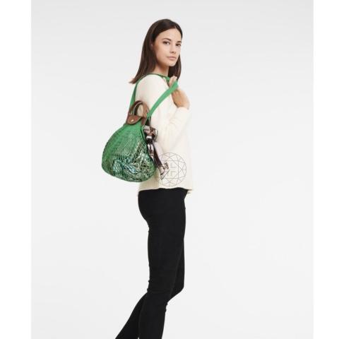 Sell Longchamp Le Pliage Filet Bag - Green | HuntStreet.com