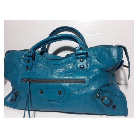 Balenciaga 2005 Turquoise Work  Favorite handbags, Balenciaga