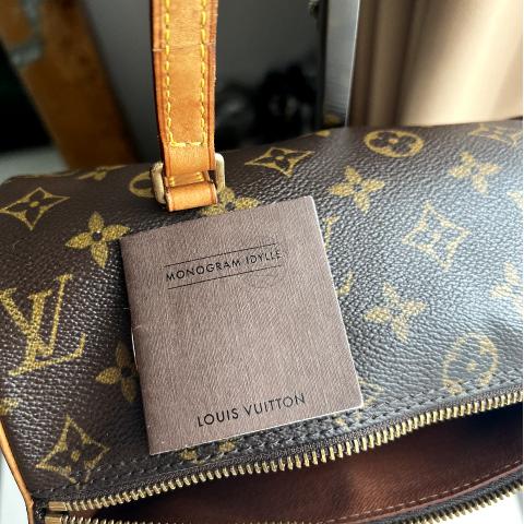 Papillon handbag Louis Vuitton Brown in Synthetic - 30676421