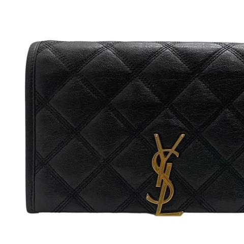 Saint laurent becky wallet on online chain