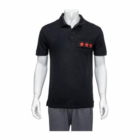 Givenchy star patch polo shirt discount