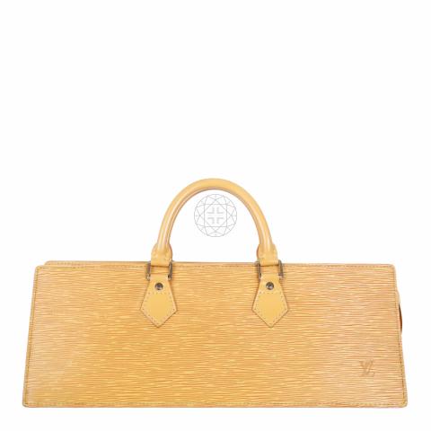 Buy Free Shipping Good Condition LOUIS VUITTON Louis Vuitton Sac Triangle  Epi Logo Leather Genuine Leather Handbag Tassili Yellow 24427 from Japan -  Buy authentic Plus exclusive items from Japan