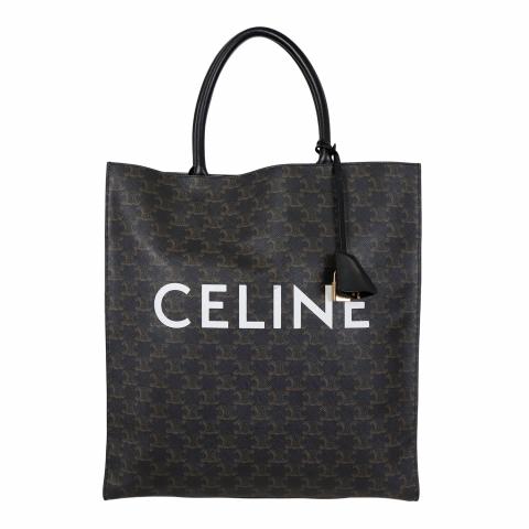 Sell C line Triomphe Cabas Vertical Tote Bag Black HuntStreet