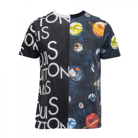 Sell Louis Vuitton Half & Half Galaxy Shirt - Multicolor