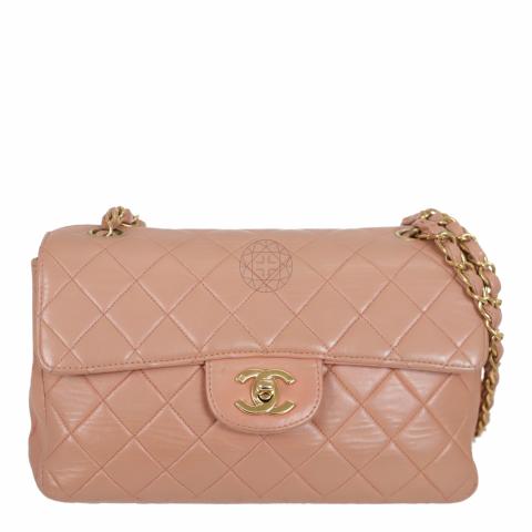 Sell Chanel Vintage Double Sided Small Flap Bag - Nude