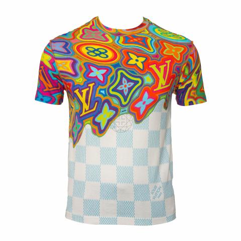 Sell Louis Vuitton Printed Damier T-Shirt - Multicolor