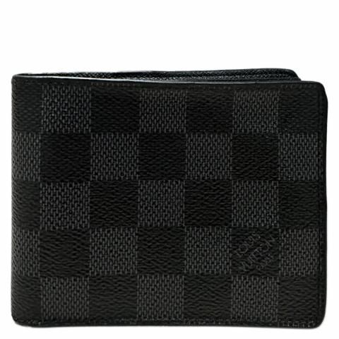 Louis Vuitton Damier Graphite Slender Wallet - Black Wallets