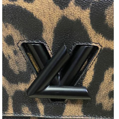 Sell Louis Vuitton Wild Animal Print Twist MM Bag - Brown