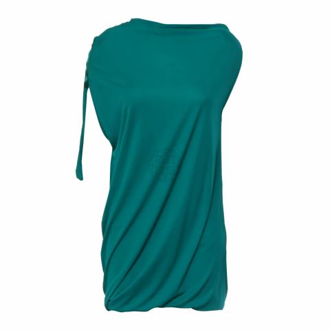 Sell Lanvin Draped One Shoulder Dress - Green | HuntStreet.com Sell Lanvin Draped One Shoulder Dress - Green | HuntStreet.com