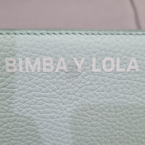 Bimba Y Lola logo-lettering Make-Up Bag - Green