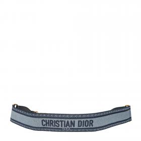 Christian Dior Logo Embroidered Bag Strap