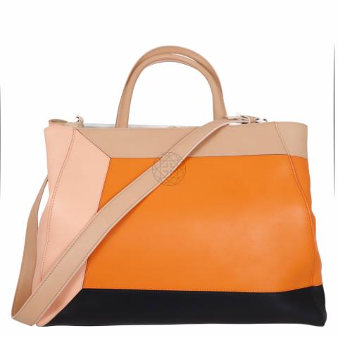 Sell Fendi Medium Geometric 2Jours Bag - Orange | Huntstreet.Com
