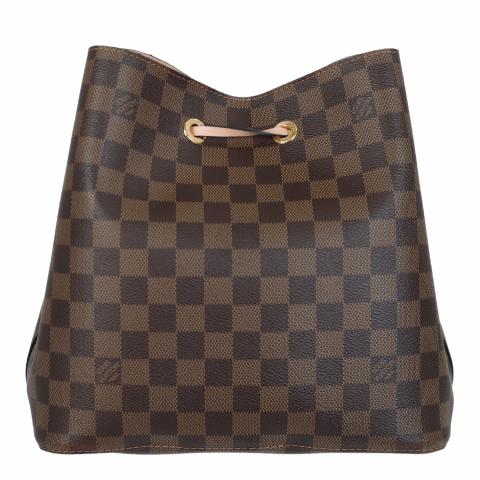 LOUIS VUITTON NEVERFULL MM Damier Ebene Tote Bag No.843