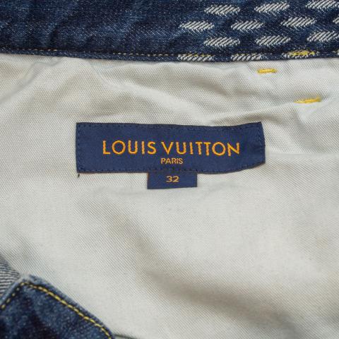 Archive Factory Louis Vuitton 20Aw Giant Damier Waves Mngm Pants Giant Damier Waves Monogram Denim Pants HJD11WUZC