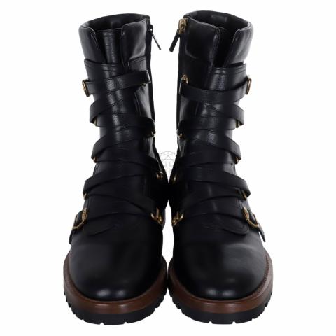 Sell Christian Dior Leather Wildior Hiking Boots Black